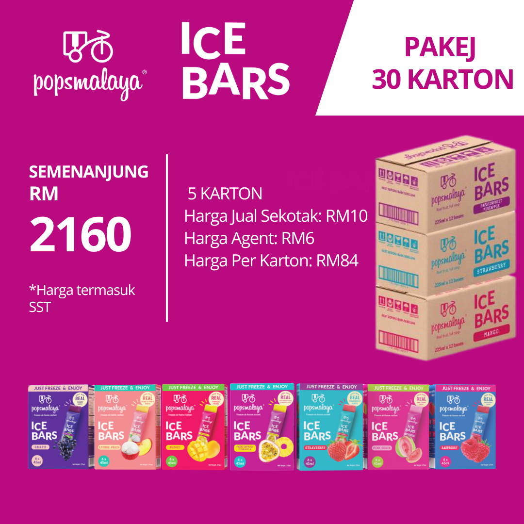 Pakej 30 Karton PopsMalaya