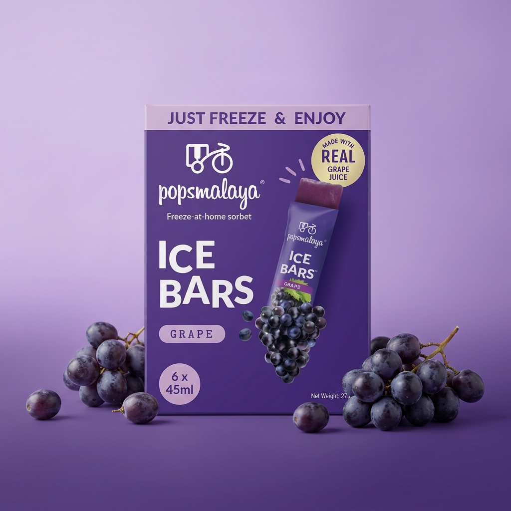 PopsMalaya Grape Ice Bars