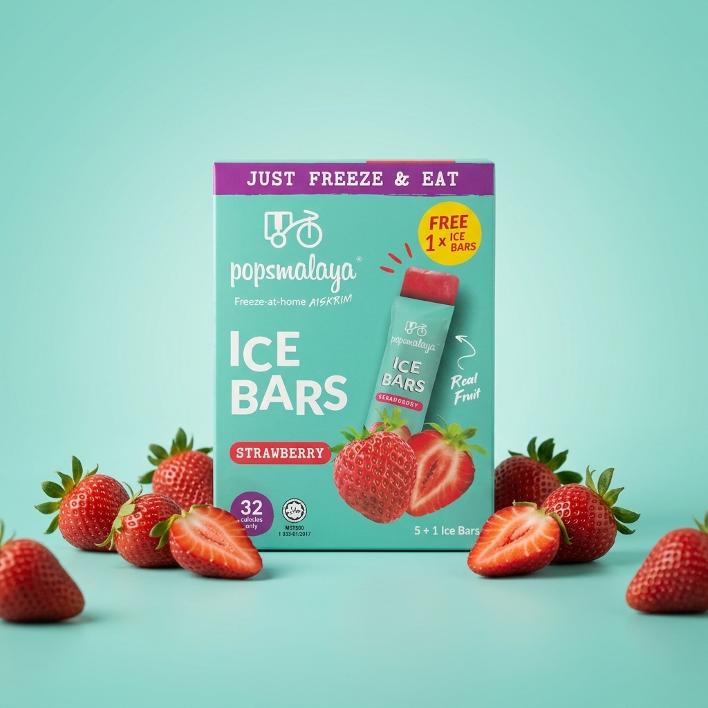 PopsMalaya Strawberry Ice Bars